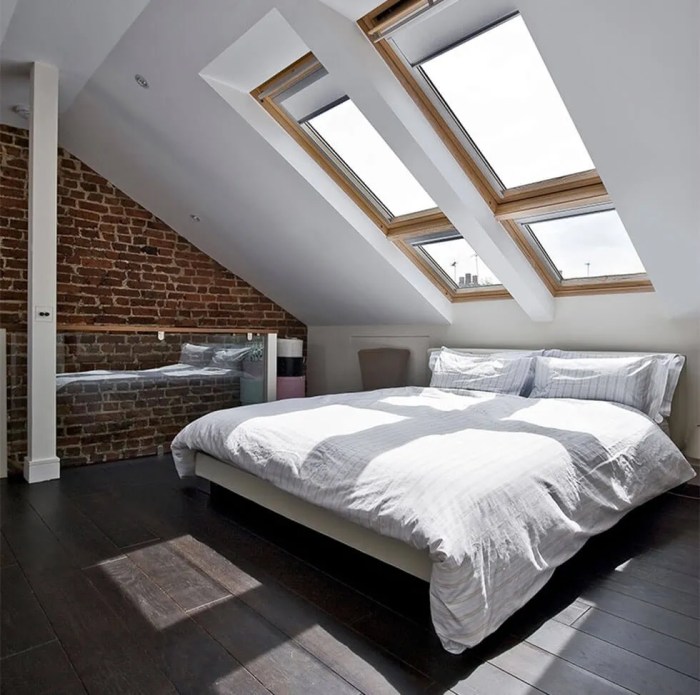 How to decorate loft bedroom