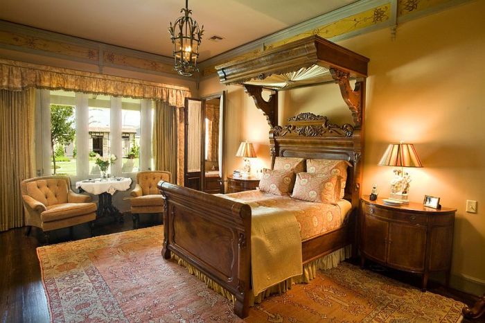 How to decorate bedroom victorian style