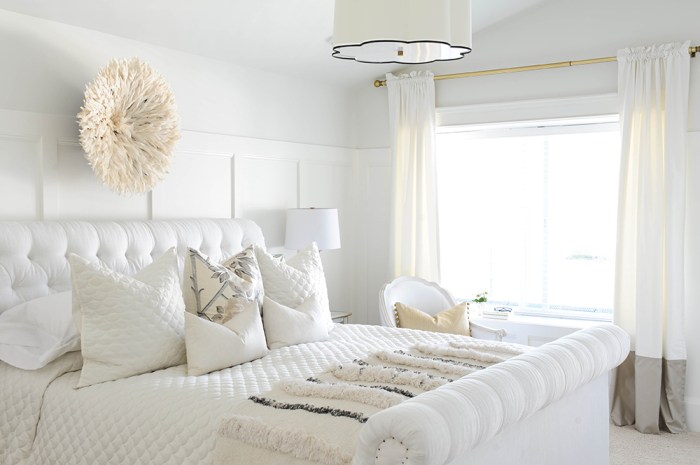 White bedroom bedrooms decorating decorate ideas glamorous