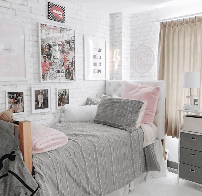 How to decorate bedroom walls dorm