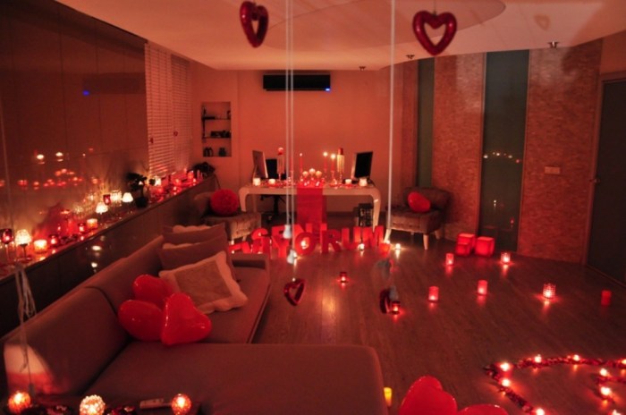 How to decorate the bedroom for valentine&#39