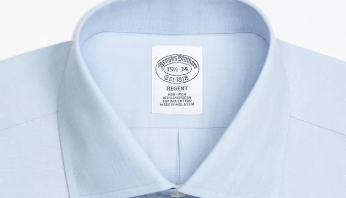 Men's iron free dress shirts