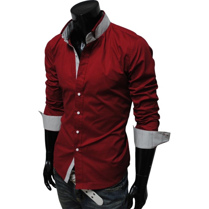 Custom made dress shirts for men