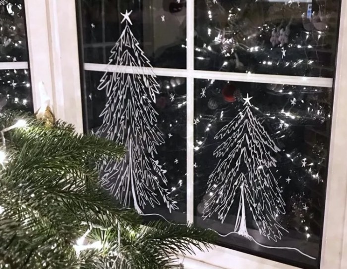 How to decorate my window for christmas