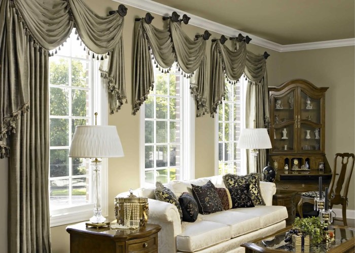 How to decorate with curtains living room