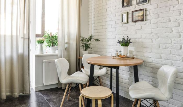 How to decorate dining room and living room