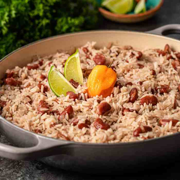 How to cook rice and peas caribbean style