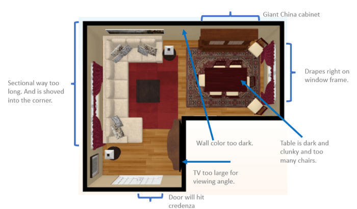 How to decorate a l shaped room