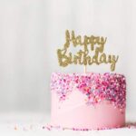 How to make simple birthday cake decoration