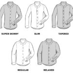 Men's dress shirt fit types