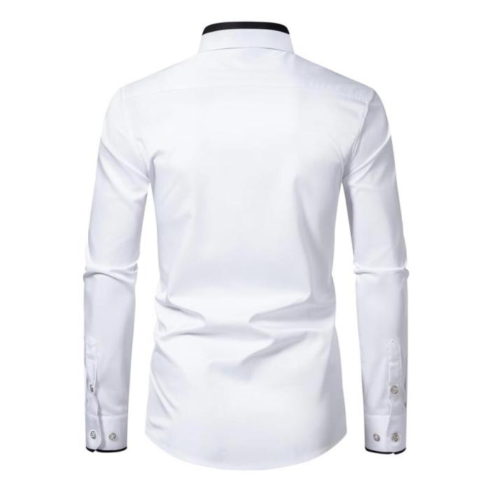 Mens slim dress shirts