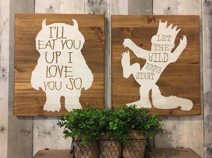 Where the wild things are baby room decor