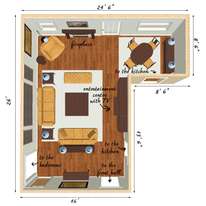 How to decorate a l shaped room