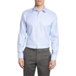 Blue floral dress shirt mens