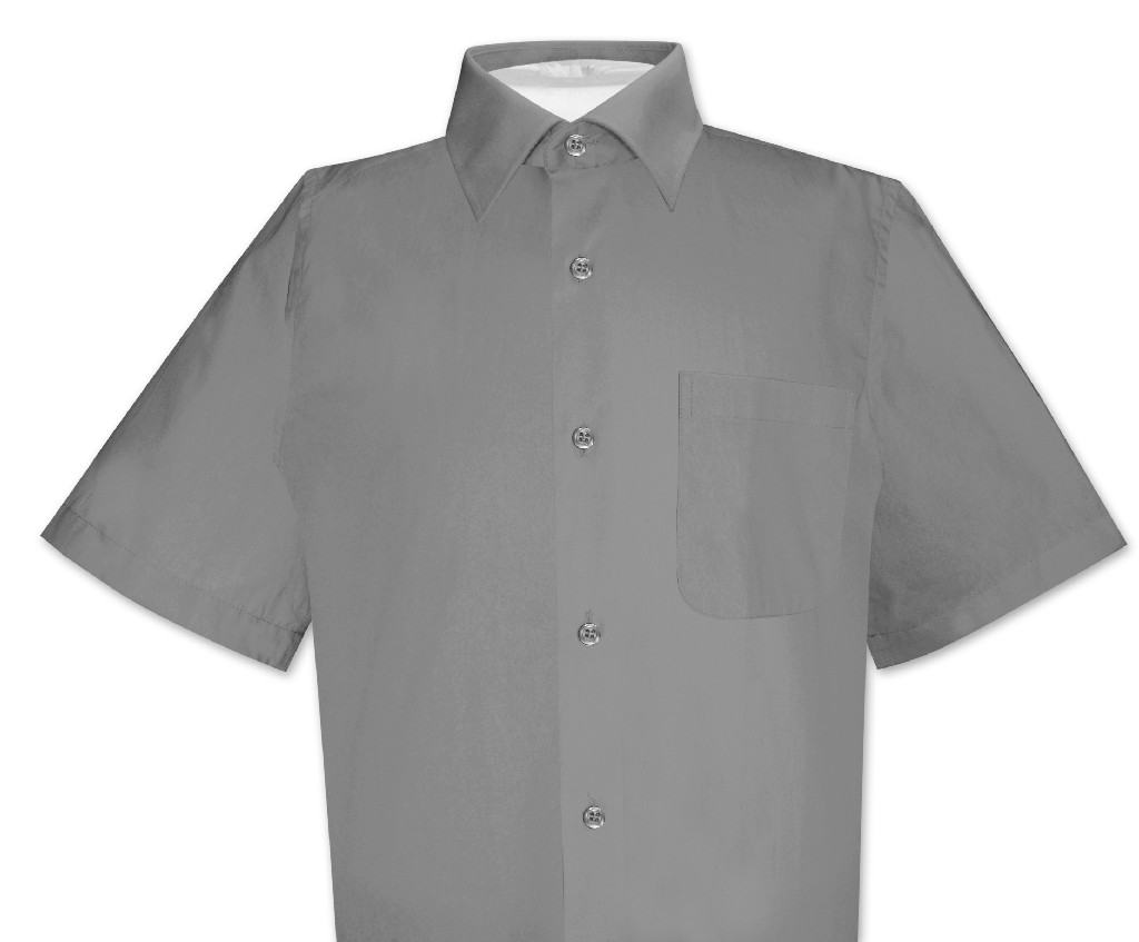 Charcoal grey mens dress shirt