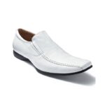 Mens white dress shoe